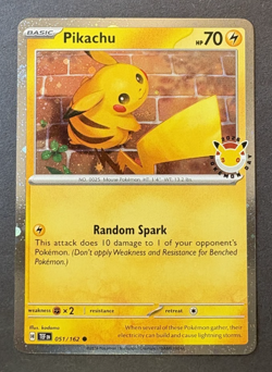 Pikachu (Pokemon Day 2026, 30th Anniversary) 051/162 Holo Temporal Forces Card - Image 1