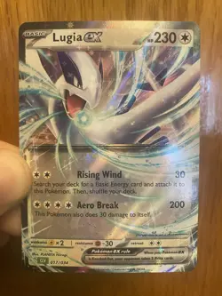 Lugia ex 017/034 TCG Classic Holo – 230 HP – Planeta Art – NM – Pokemon Card - Image 1