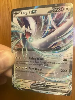 Lugia ex 017/034 TCG Classic Holo – 230 HP – Planeta Art – NM – Pokemon Card - Image 2