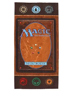 Magic The Gathering Beach Towel Booster Cards Deck Pack Game Retro 30"x60" - Image 1