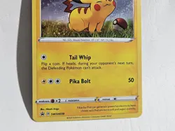 Pikachu SWSH039 SWSH: Sword & Shield Promo Cards Holo Near Mint NM+ Clean - Image 2
