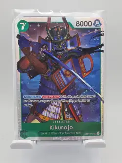 One Piece CCG Kikunojo EB04-012 Holo Card, 8000 Power, Uncommon Collectible - Image 1