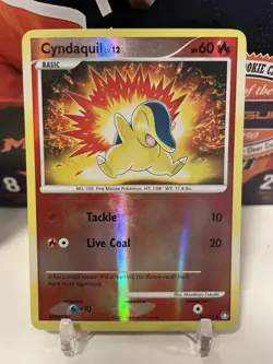 Cyndaquil 79/123 2007 Mysterious Treasures Pokemon Card Reverse Holo Common - LP - Image 1