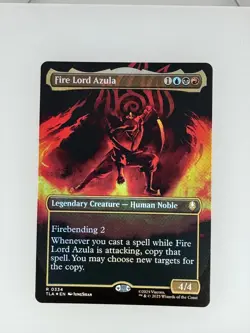MTG Avatar: The Last Airbender Fire Lord Azula (0334) (Borderless) 334 NM - Image 1