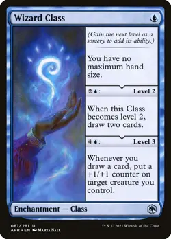 MTG Wizard Class AFR 081/281 Regular Uncommon - Image 1