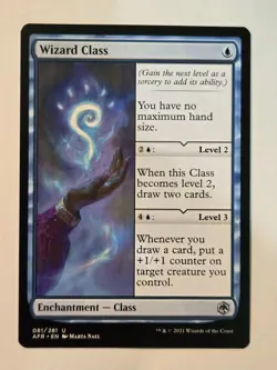 MTG Wizard Class AFR 081/281 Regular Uncommon - Image 2