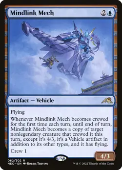 MTG Mindlink Mech Kamigawa: Neon Dynasty 062/302 Foil Rare - Image 1