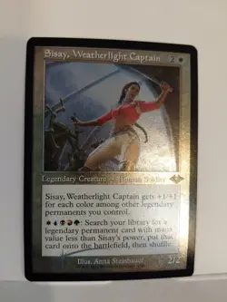 Sisay, Weatherlight Captain (Retro Frame) (Foil Etched) Modern Horizons Foil - Image 1