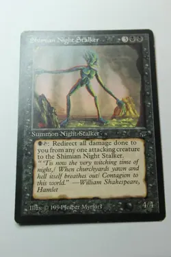 MTG Shimian Night Stalker x1- -Legends-Lightly Played - Image 1