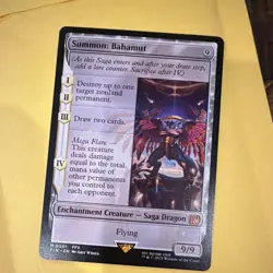 Magic: The Gathering Summon: Bahamut Enchantment Creature FFX #M.0001 2025 - Image 1