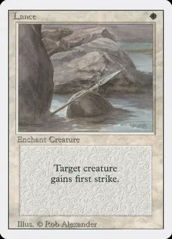 MTG Lance Revised 27 Regular Uncommon LP - Image 1