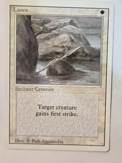 MTG Lance Revised 27 Regular Uncommon LP - Image 2