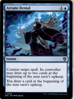 Arcane Denial Commander: Aetherdrift Regular NM C 0070 - Image 1