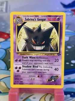 Pokemon - Sabrina's Gengar 29/132 - Gym Challenge Non-Holo WOTC NM - Image 1