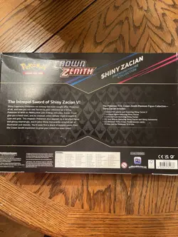 Pokemon TCG Crown Zenith Shiny Zacian Premium Figure Collection Box 820650851636 - Image 3