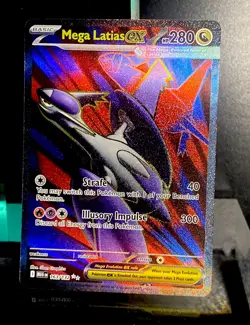 2025 POKEMON MEG EN-MEGA EVOLUTION ULTRA RARE #163 MEGA LATIAS EX -CLEAN🔥🔥 - Image 2