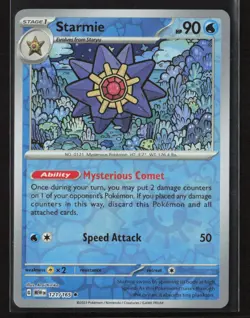 Starmie #121/165 SV: Scarlet & Violet 151 Reverse Holo Pokemon TCG NM/M - Image 1