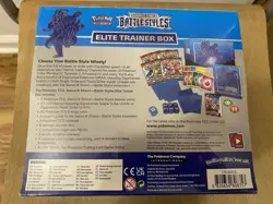 Pokemon TCG Sword & Shield Battle Styles Elite Trainer Box ETB (BLUE) NEW/Sealed - Image 2