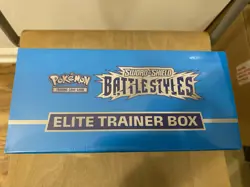 Pokemon TCG Sword & Shield Battle Styles Elite Trainer Box ETB (BLUE) NEW/Sealed - Image 3