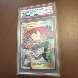PSA 10 - Jesse And James - 68/68 - Full Art Trainer - Pokemon TCG - Hidden Fates - Image 1