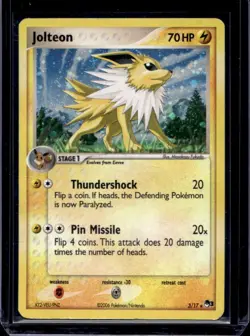 2006 Pokemon POP Series 3 Jolteon Holo #3/17 - Image 1