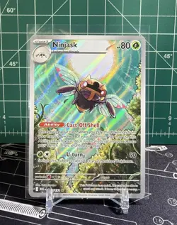 Pokemon TCG: Ninjask 137/132 ME01 iR NM foil - Image 1
