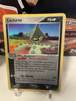 Cacturne 27/108 - Power Keepers Stamped Reverse Holo Pokemon TCG - MP - Image 2