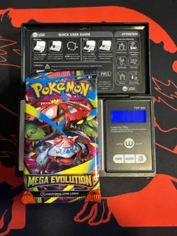 22.61g HEAVY - Pokemon TCG Mega Evolution Booster Pack Sealed / Semi GoDU - Image 1