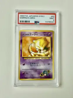 PSA 9 MINT 2000 Pokemon Japanese Gym 2 SABRINA'S ABRA #63 - Image 1
