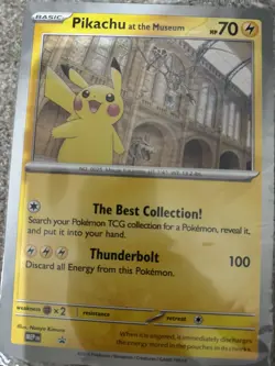 NEW Pikachu At The Museum Promo Sealed Pokemon x National History Museum NHM - Image 1