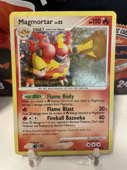 Pokemon TCG Magmortar Secret Wonders 31/132 Exclusive Cosmos Holo Rare - MP - Image 1