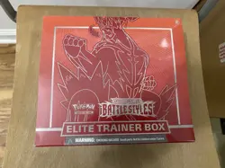 Pokemon TCG Sword & Shield Battle Styles Elite Trainer Box ETB (RED) NEW/Sealed - Image 1