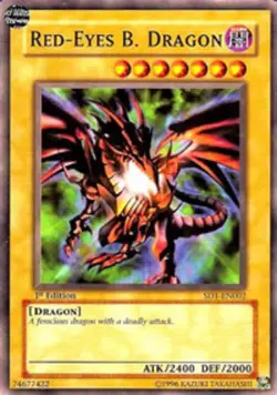 Red-Eyes B. Dragon - SD1-EN002 - Common - Unlimited Edition - Damaged - Image 1