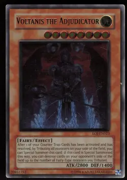 Voltanis the Adjudicator EOJ-EN023 Ultimate Rare EURO Yu-Gi-Oh - Image 1