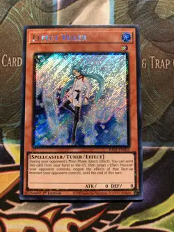 *** EFFECT VEILER *** 1ST EDITION PLATINUM SECRET RARE RA01-EN003 YUGIOH! - Image 1