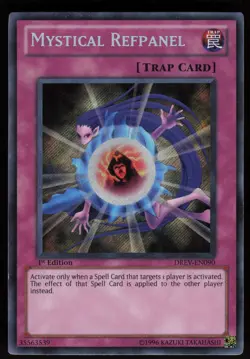 Mystical Refpanel DREV-EN090 Secret Rare Duelist Revolution 1st Edition Yu-Gi-Oh - Image 1