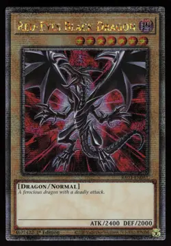 Red-Eyes Black Dragon RA03-EN081 QCR 1st Edition Yu-Gi-Oh - Image 1