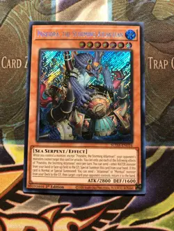 *** POSEIDRA, THE STORMING ATLANTEAN *** SECRET RARE SUDA-EN016 YUGIOH! - Image 1