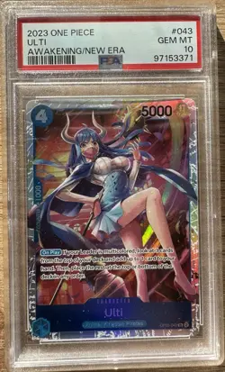 PSA 10 GEM MT One Piece - ULTI Super Rare - OP05/043 - 2023 Awakening/New Era - Image 1