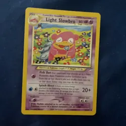 Pokemon TCG - Light Slowbro Neo Destiny 51/105 Uncommon Non Holo LP - Image 1