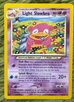 Pokemon TCG Light Slowbro 51/105 Neo Destiny 2000 Non-Holo - Image 1