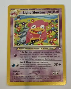Pokemon TCG - Light Slowbro Neo Destiny 51/105 Unlimited Uncommon - NM - Image 1