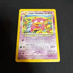 Pokemon TCG Card - Light Slowbro 51/105 Neo Destiny Uncommon Vintage - NM - Image 1