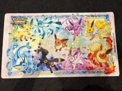 Pokemon Prismatic Evolutions Eevee Play Mat From Super Premium Collection - Image 1