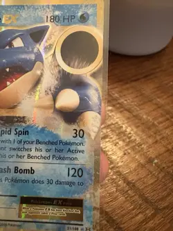 Pokemon TCG Blastoise EX XY Evolutions Ultra Rare Card 21/108 - Image 5