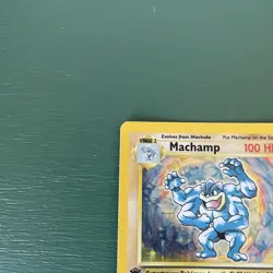 Machamp 8/102 1999-2000 1st Edition Pokemon Card TCG Base Set Holo - Image 3