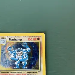 Machamp 8/102 1999-2000 1st Edition Pokemon Card TCG Base Set Holo - Image 4
