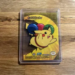 2000 Topps TV Animation #25 Pikachu Clear Pokemon Card - Image 2