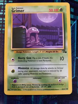 Pokemon TCG Vintage WOTC Fossil Set Unlimited - Choose Your Card! - LP - Image 2