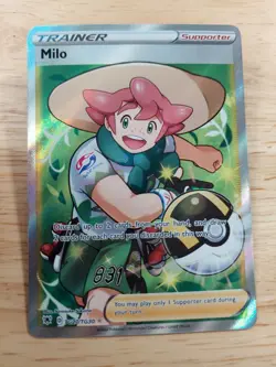 Milo TG27/TG30 Astral Radiance Trainer Gallery NM Full Art Rare Pokemon Card - Image 1